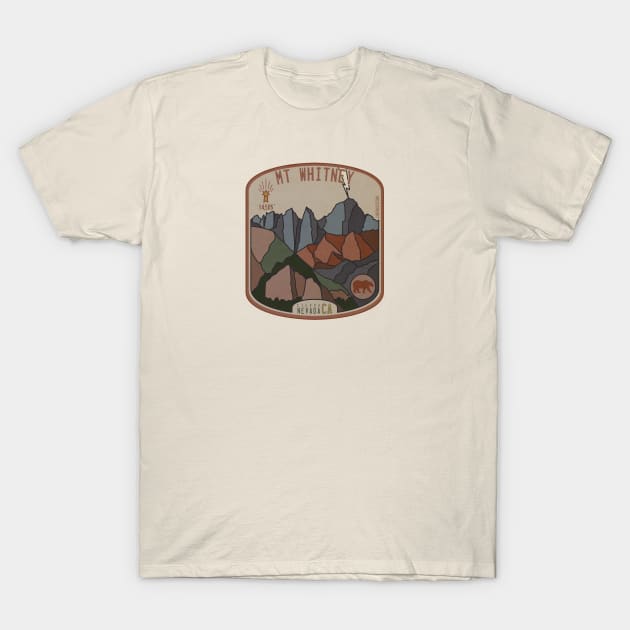 Mount Whitney T-Shirt by Lukeh Designs